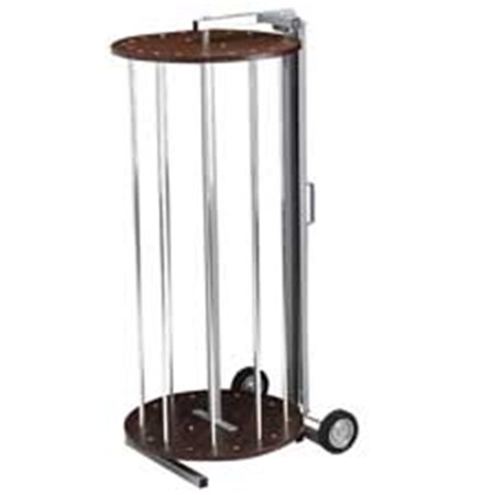 Easy-To-Organize Rotary Rack-Kraft Rollsfor 48 in. Rolls24 in. x 58 in. x 28 in.Gray EA926647